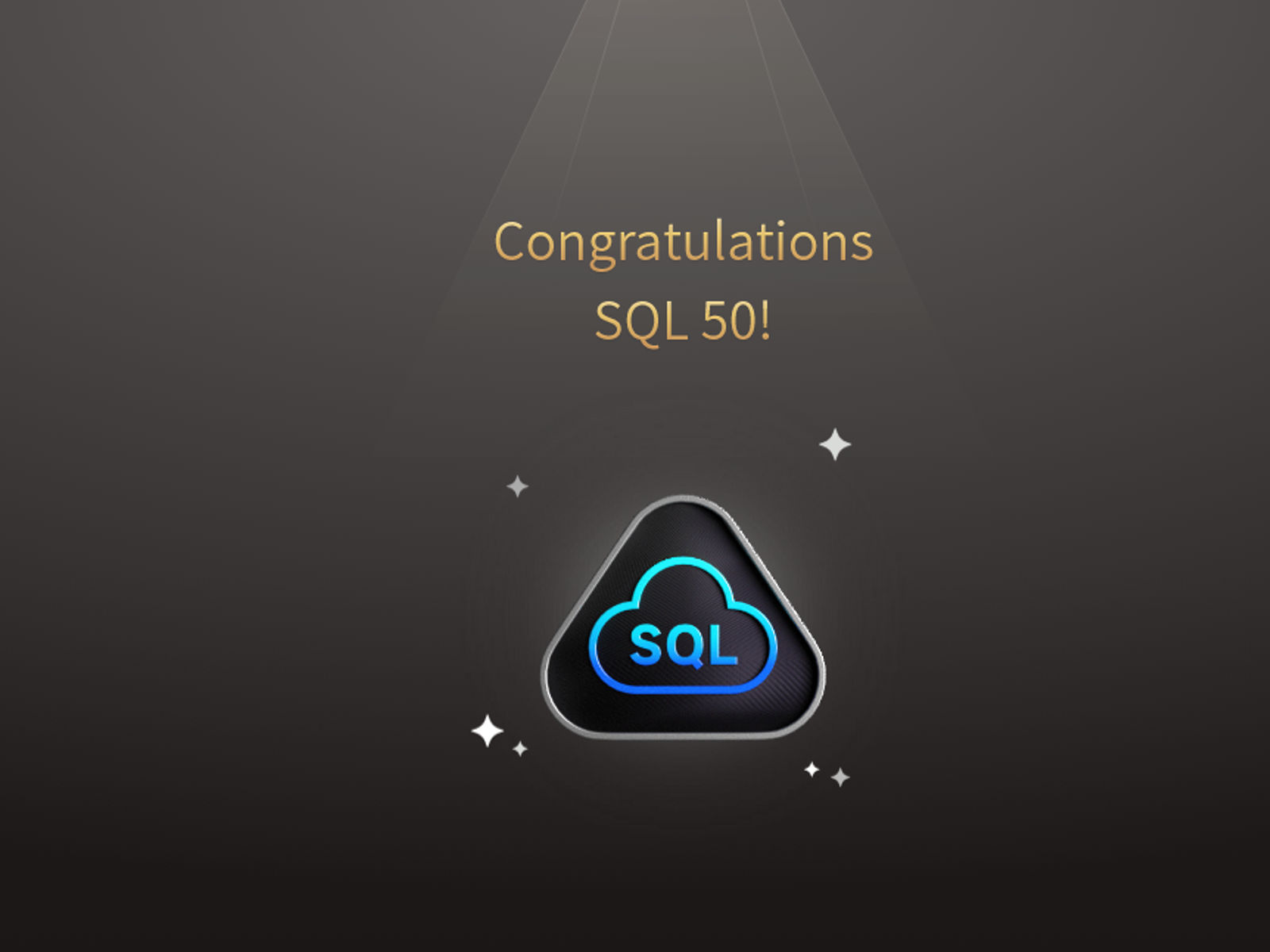 LeetCode SQL Badge